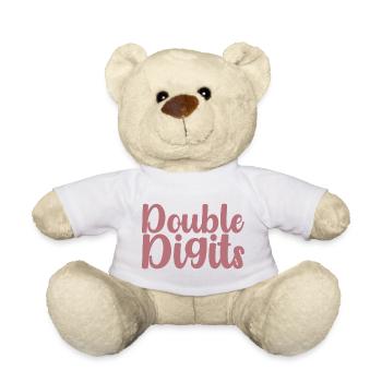 Cadeau d’anniversaire 10 ans, 10 ans, pour garçons et filles - Nounours - blanc - Devant