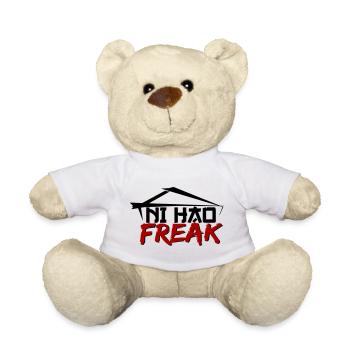 Ni Hao Freak - Teddy Bear - white - Front