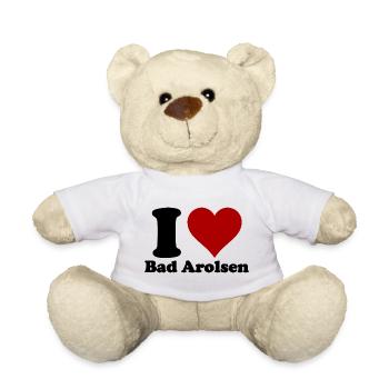 I Love Bad Arolsen - Teddy - Weiß - Vorne