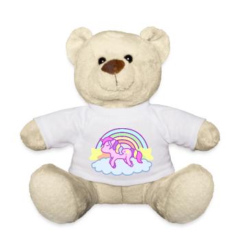 Rainbow unicorn - Nounours - blanc - Devant