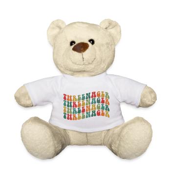 3 ans Threenager Garçons Filles 3ème anniversaire - Nounours - blanc - Devant