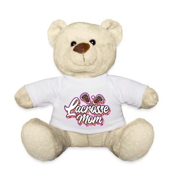 Lacrosse Sport Mutter Mama I Geschenk - Teddy - Weiß - Vorne