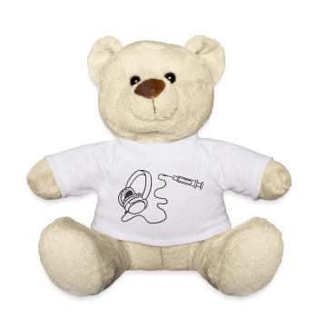 Beat im Ohr - Teddy - Weiß - Vorne