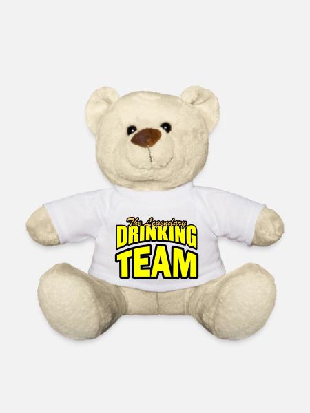 drinking team - Teddy - Weiß