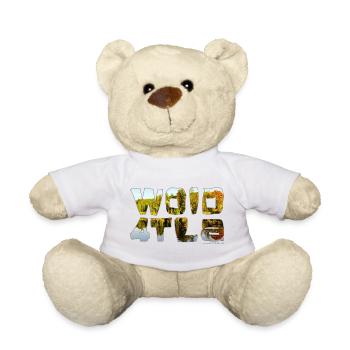 woid4tla - Wald4tler, Austrian dialect - Teddy Bear - white - Front