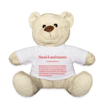 Bankkaufmann Definition - Teddy - Weiß - Vorne