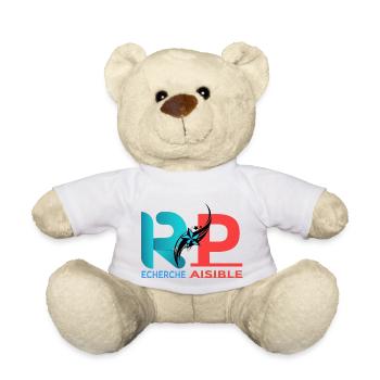 recherche paisible - Nounours - blanc - Devant