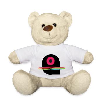 Simple logo - Teddy Bear - white - Front