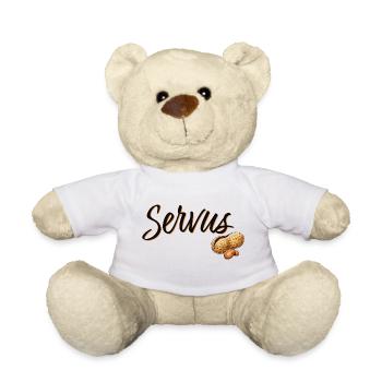 Servus Erdnuss - Teddy - Weiß - Vorne