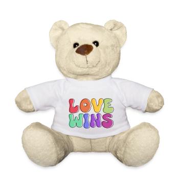 Love Wins - Teddy - Weiß - Vorne