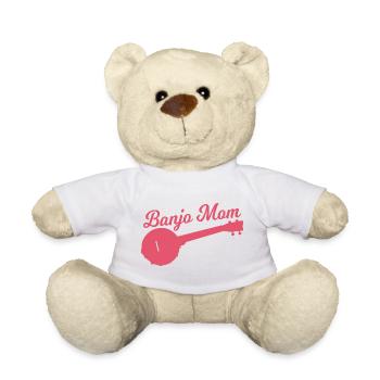 Banjospieler Mutter - Teddy - Weiß - Vorne