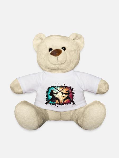 UN COMBAT À L’ÉPÉE - Nounours - blanc