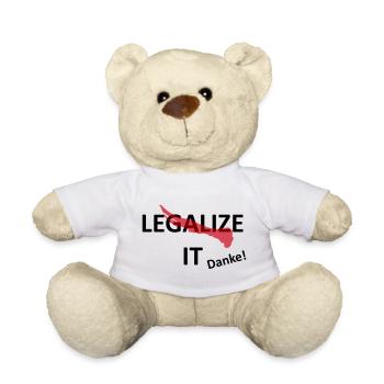Cannabis Marijuana Legalization - Teddy Bear - white - Front