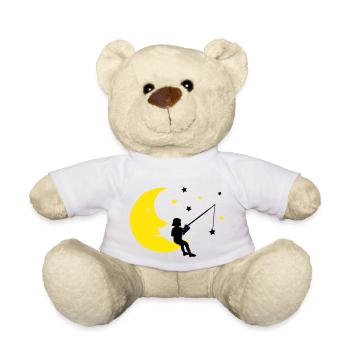 Étoiles de pêche pour enfants - Nounours - blanc - Devant