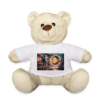 Bitcoin monnaie astronaute - Nounours - blanc - Devant