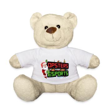 Opsters eSports Christmas Logo - Teddy Bear - white - Front
