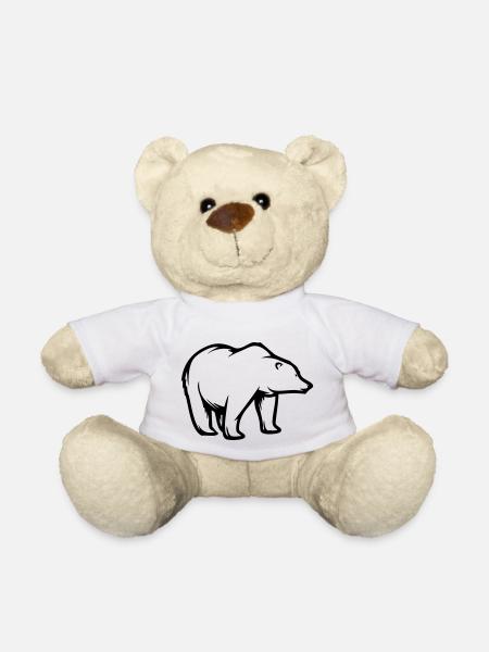 bär - Teddy - Weiß