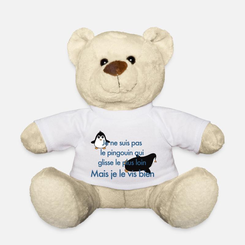 pingouin - Nounours - blanc