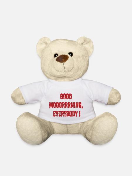 Grogne matinale - Nounours - blanc