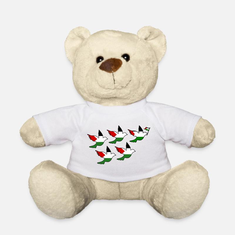 Free palestine - Nounours - blanc