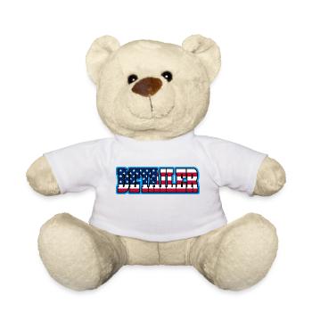 America Car Detailer Car Enthusiast Detailer - Teddy Bear - white - Front