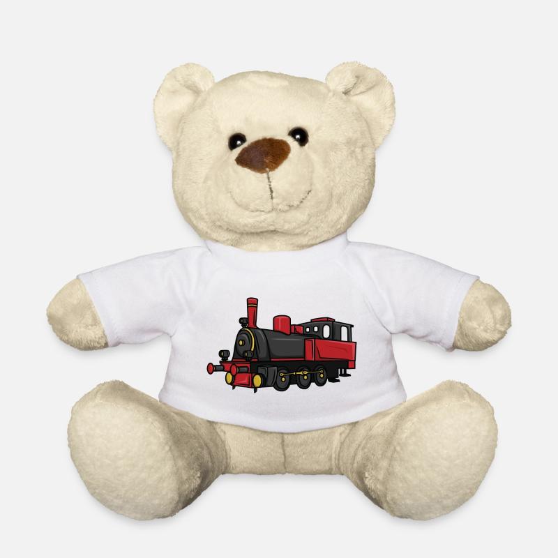 Eisenbahn Kinder - Teddy - Weiß