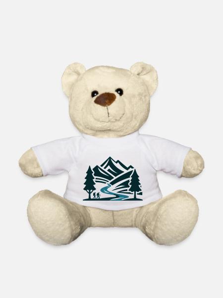 Wandern - Teddy - Weiß