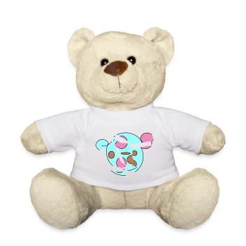 Ours du monde curieux - Nounours - blanc - Devant