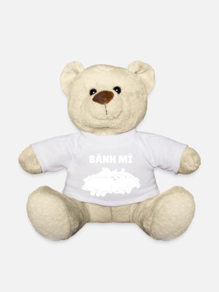Vietnam Viet Banh Mi Brot Vietnamese I Geschenk - Teddy - Weiß