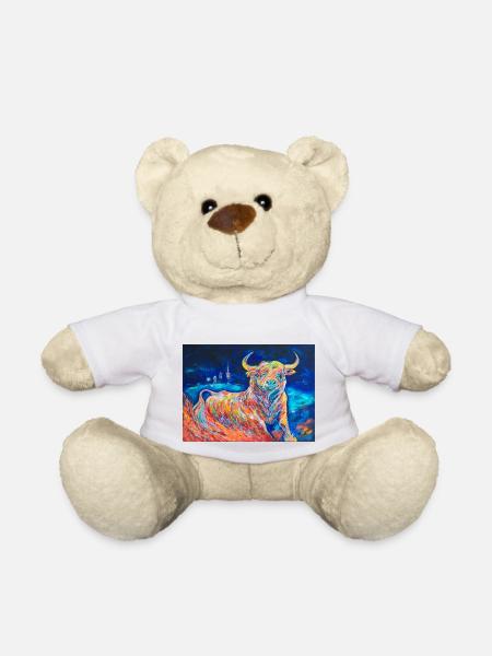 KulturKuh Schnepfi - Teddy - Weiß