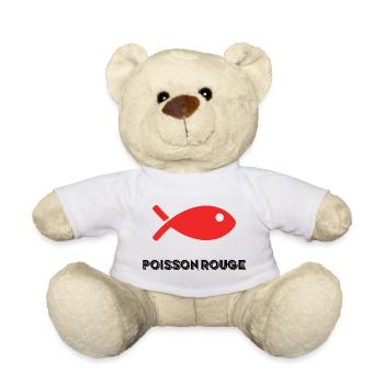 POISSON. MEMOIRE. POISSON D'AVRIL - Nounours - blanc - Devant