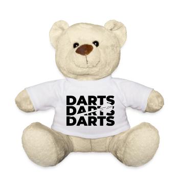 Darts - Teddy Bear - white - Front