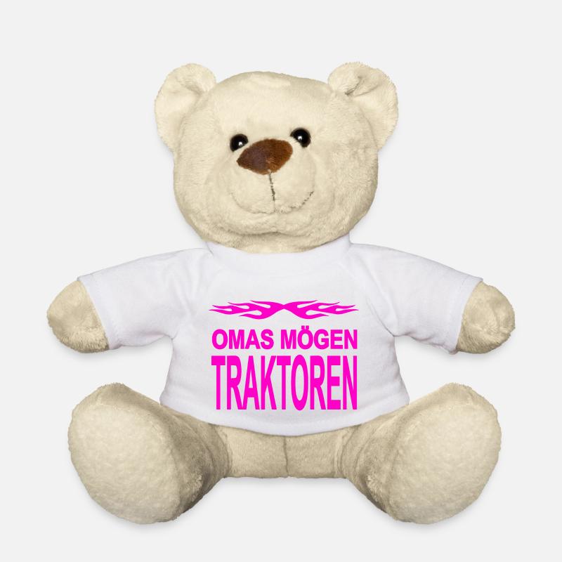 Traktor - Teddy - Weiß