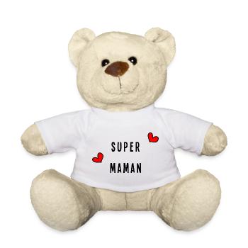 MAMA. MUTTERTAG. SCHÖNEN MUTTERTAG - Teddy - Weiß - Vorne