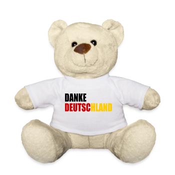 Merci allemagne - Nounours - blanc - Devant