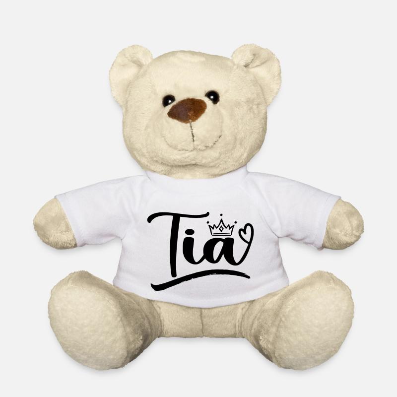 Beste Tia Ever Tante Leopardenmuster Muttertag Tia - Teddy - Weiß