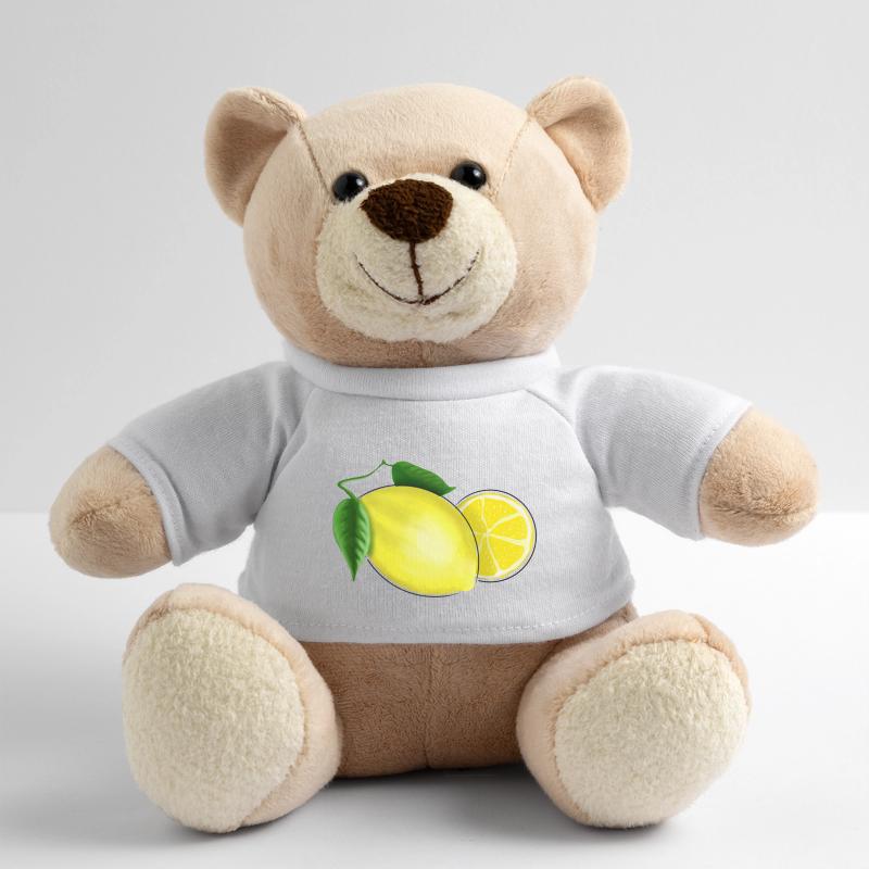 Fresh lemon with leaf Teddy Bear