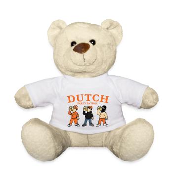 Dutch Party Patrol For Hooligans - Teddy Bear - white - Front