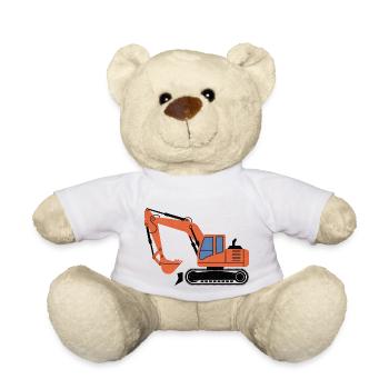 Gelbe Schaufel - Teddy - Weiß - Vorne
