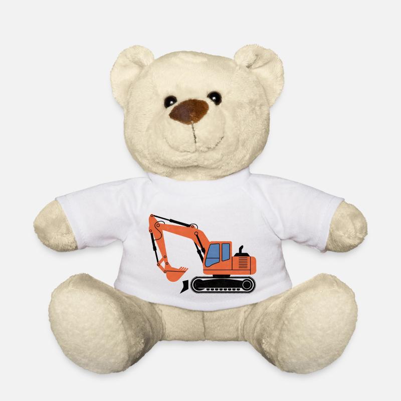 Gelbe Schaufel - Teddy - Weiß