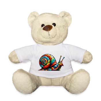 Schnecke - Teddy - Weiß - Vorne