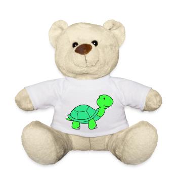 tortue - Nounours - blanc - Devant