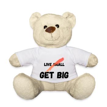 Live small get big - Teddy - Weiß - Vorne