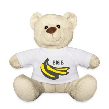 Bananen Stil - BIG B - color - Teddy - Weiß - Vorne
