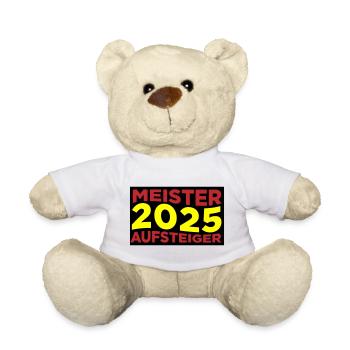Meister und Aufsteiger 2025 - Teddy - Weiß - Vorne