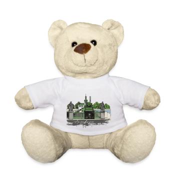 Hochablass // Hochzoll // Augsburg // Illustration - Teddy - Weiß - Vorne