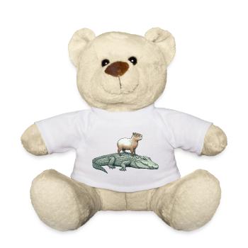 Capy & Croc Dreamteam - Teddy - Weiß - Vorne