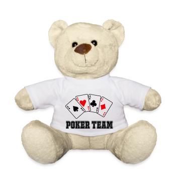 Poker Team - Teddy - Weiß - Vorne