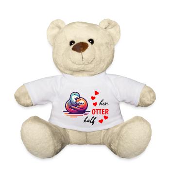 Otter half liebe geschenk - Teddy - Weiß - Vorne