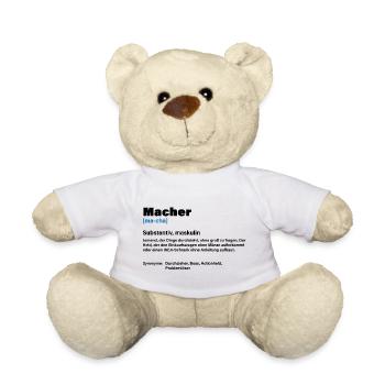 Macher – Der Chef unter den Machern - Teddy - Weiß - Vorne